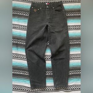 Vintage Tommy Hilfiger black denim 80s 90s 31 x 34